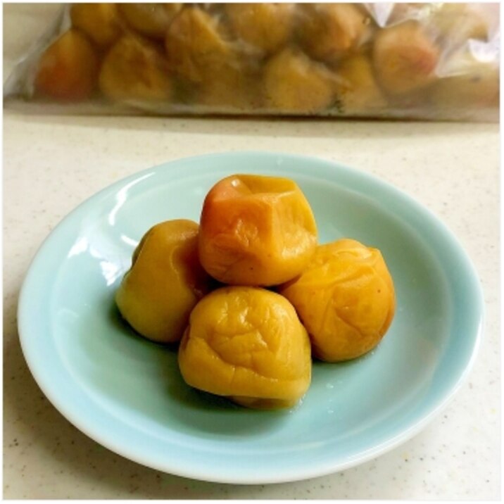 梅干し① 梅の塩漬け 塩漬け梅